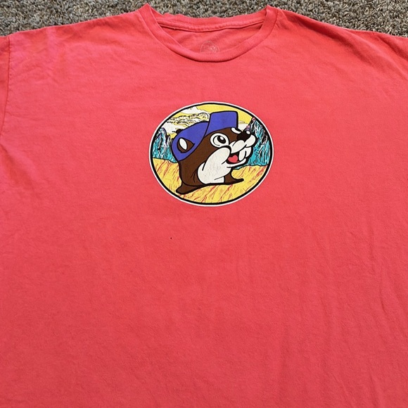 Bucees T Shirt Size XL Jeep Coral in color / M-109 - Picture 3 of 7